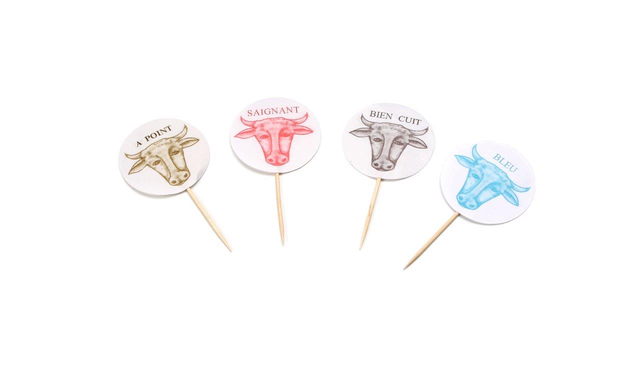 Sier Disposables Steakmarker Bien Cuit Well Done 90 Mm 12X250 Per Doos sier disposables kopen in de aanbieding