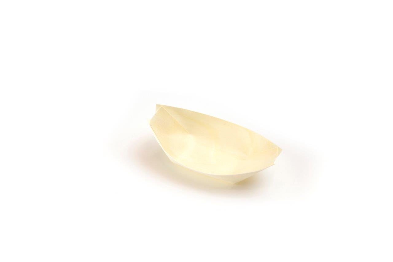 Sier Disposables Bootje Hout Fsc 115 X 70 Mm 12X100 Per Doos sier disposables kopen in de aanbieding