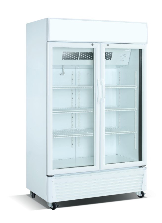 Koelkast Combisteel Glasdeuren 780L 110Bx216Hx68D 230V430W combisteel kopen in de aanbieding