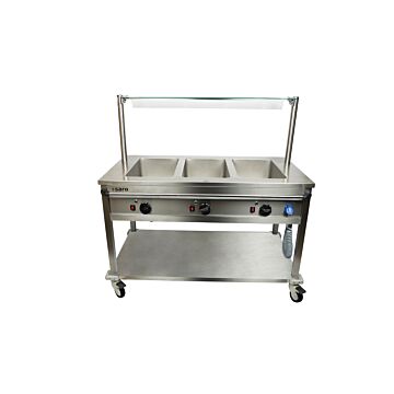 SARO Bain Marie trolley model BTS-3, 126-1520