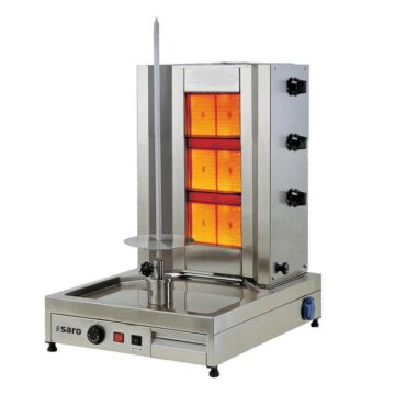 SARO gas kebab / gyros grill - model Tilla 3, 126-1700