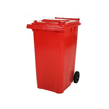 SARO 2 wiel grote afvalcontainer model MGB 80 RO - rood, 174-2020