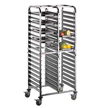 SARO Trolley voor bakbladen 600 x 400 mm model LIAM DUO, 350-1012