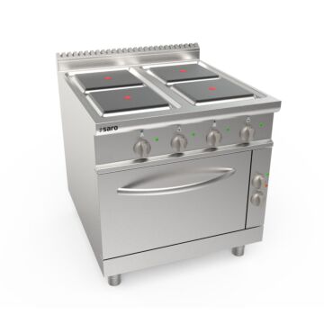 SARO Elektrisch fornuis + oven 4 platen LQ - model LQ / CQE4LE, 423-8215