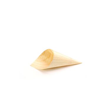 Puntzakje hout (FSC), Ø 60 x 115/170 mm 12x75 per doos