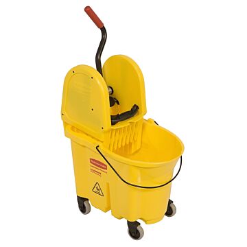 WaveBrake neerwaartse combopers, Rubbermaid, model: VB 007577, geel