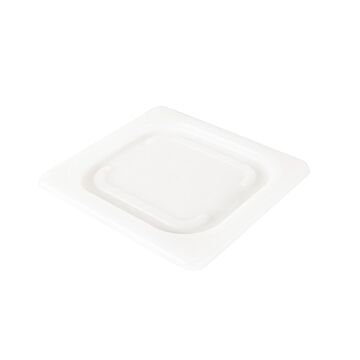 Soepele deksel voor gastronorm voedselpan 1/6, Rubbermaid, model: VB 000143, 12 stuks per verpakking, wit