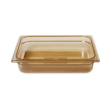 Gastronorm voedselpan hitte bestendig 1/2 3,8 ltr, Rubbermaid, model: VB 000223P, 6 stuks per verpakking, oranje