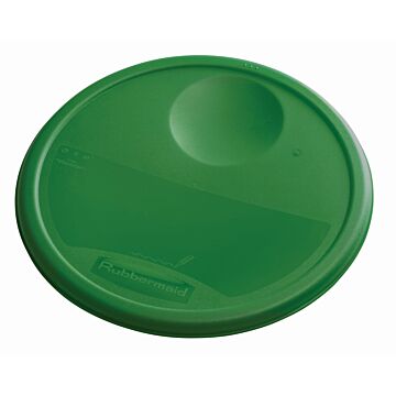 Deksel voor ronde voedselcontainer 11,4 ltr Fruit/Salades, Rubbermaid, model: VB 232462, 6 stuks per verpakking, groen