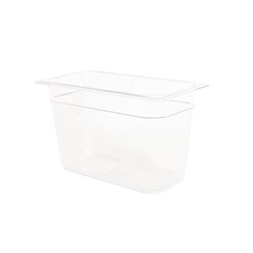 Gastronorm voedselpan 1/3 7 ltr, Rubbermaid, model: Vb 000119, 6 stuks per verpakking, transparant