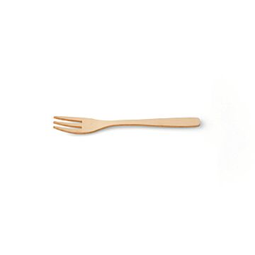 Sier Disposbles Mini vork bamboe 90mm stuks
