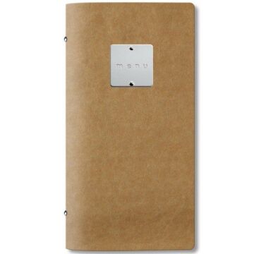 Menumap A5 small Dagstyle, Eco Naturale, Naturel, 22x10.5cm