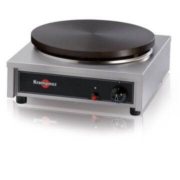 Crepes bakplaat Krampouz, rond, Gas, 35Øcm, 37,5x39,1x19,5(h)cm, 6000W