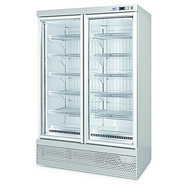 Vriezer ISA 2 glasdeuren, 1166L, 134(B) X 207(H) X 89(D), 230V/2000W