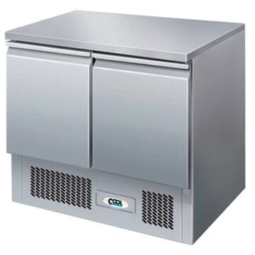 Koelwerkbank Nordcap 2 deurs, 260L, 90(B) X 85(H) X70(D), /230W