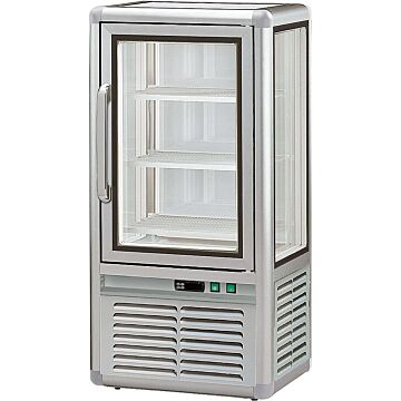 Koelvitrine Nordcap 3 roosters, 120L, 55(B) X 110(H) X 49(D), 230V/550W