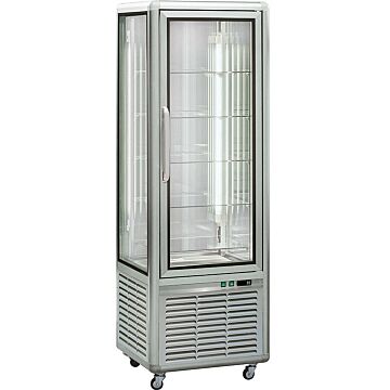 Koelvitrine Nordcap 5 plateaus, 350L, 60(B) X 181(H) X 66(D), 230V/418W