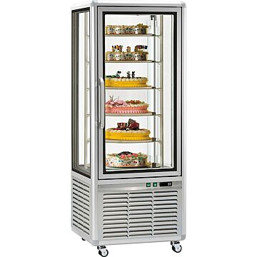 Koelvitrine Nordcap 6 plateaus, 500L, 70(B) X 181(H) X 77(D), 230V/570W