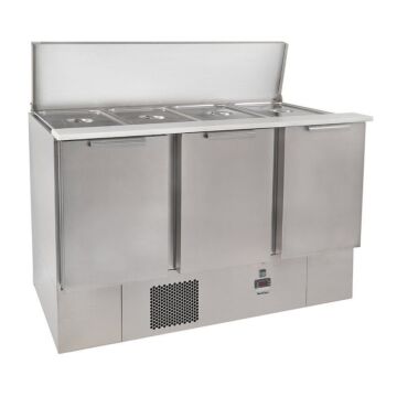 Saladette Nordcap 386L, 138(B) X 89(H) X 70(D), 230V/435W