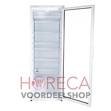 Koelkast met glasdeur Exquisit, 275L, 60(b)x60(D)x145(H), 230V/748W