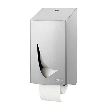 Toiletpapierdispenser Wings, 2rolshouder (standaard), RVS anti-fingerprint coating