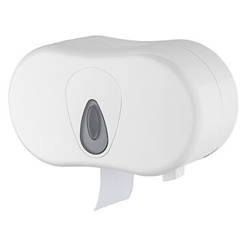 Toiletpapierdispenser PlastiQline, 2rolshouder kunststof (standaard), ABS kunststof