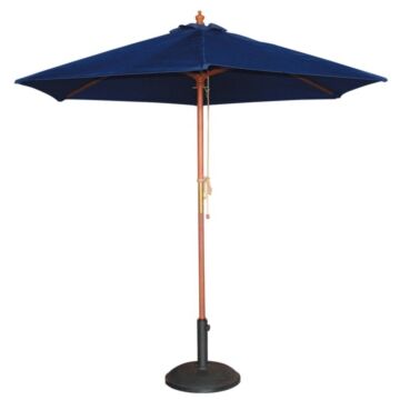 Parasol Bolero, rond, Donkerblauw, 2,5 meter