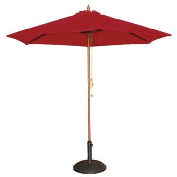 Parasol Bolero, rond, Rood, 2,5 meter