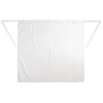 Sloof Whites Chefs Clothing, standaard, wit, lang, zonder zak, poly/ktn, 75x90cm