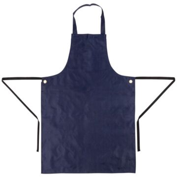 Schort Whites Chefs Clothing, keuken, blauw, lang, zonder zak, nylon, 71x102cm