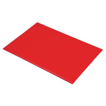 Snijplank Hygiplas, 45x30x1,25cm, rood