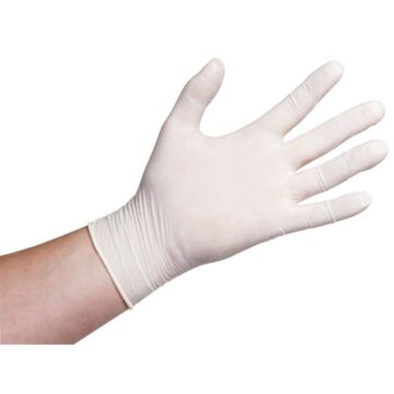 Latex handschoenen wegwerp HVS-select, maat S t/m L
