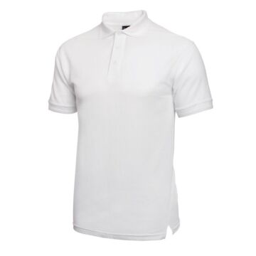 Poloshirt wit, maat S t/m XL