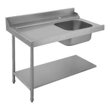 Voorspoeltafel Gastro M, RVS, voor doorschuifvaatwasmachine: GL896, HT50