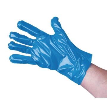 Wegwerp handschoen HVS-select, blauw, 100 stuks
