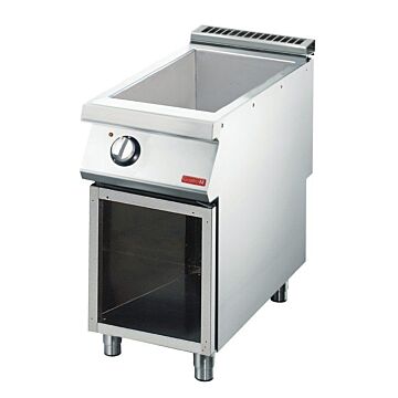 Bain Marie Gastro M, GN1/1, 150mm diep, 230V/1500W, met open onderstel                              