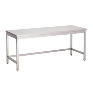 RVS Werktafel Gastro M, 120(b)x70(d)x85(h)cm