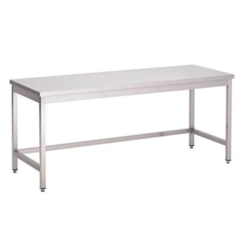 RVS Werktafel Gastro M, 140(b)x70(d)x85(h)cm