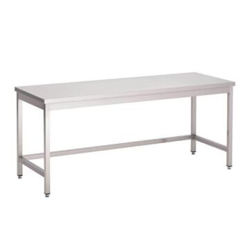 RVS Werktafel Gastro M, 160(b)x70(d)x85(h)cm