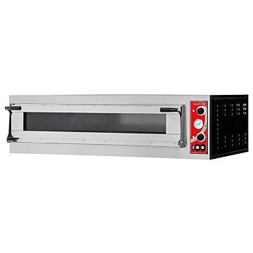 Gastro M pizzaoven met 1 kamer type Milan 1, 41,3(h) x 130,5(b) x 60(d)cm, 230V, Aansluitwaarde: 6kW