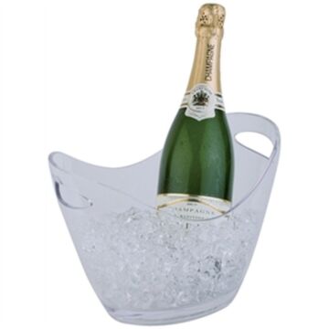 Champagne bowl HVS-select, helder, klein, 21(h) x 27(b) x 20(d)cm