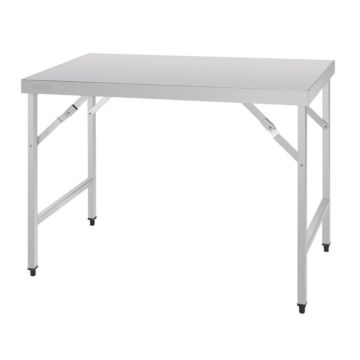 RVS Werktafel Vogue, inklapbaar, 120(b)x60(d)x90(h)cm