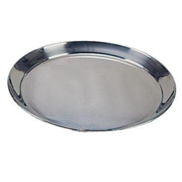 Rond dienblad 30cm (rvs)