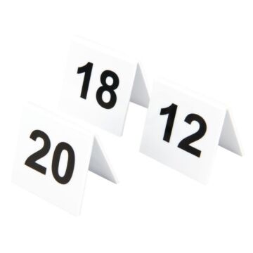 Tafelnummers Olmypia, set 11-20
