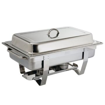 Chafing Dish Olympia, RVS, 1/1GN, 9L, 33.2(b)x27(h)x59(d)cm, Compleet