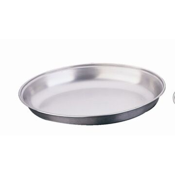 RVS ovale dekschaal, 30cm