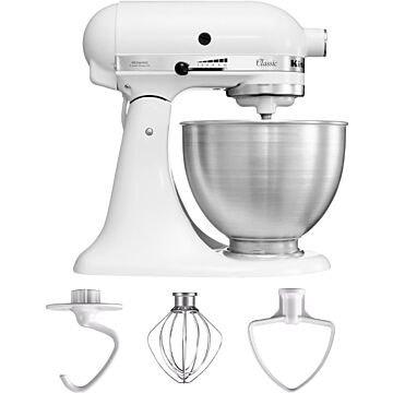 Mixer Kitchenaid, K45, wit, 230V/275W, 5K45SSEWH