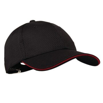Colour by Chef Works Cool Vent baseball cap zwart en rood