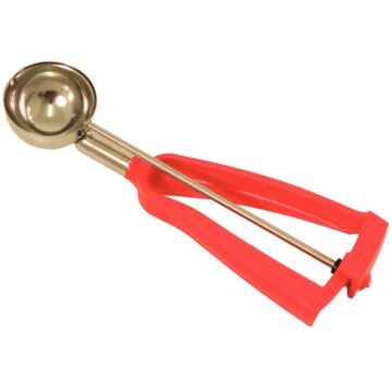 Bonzer Litegrip portioneerlepel rood maat 24, 24 porties per liter.