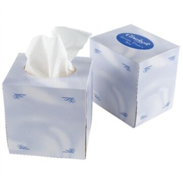 Tissues Cloudsoft, wit, 12x12cm, 24 dozen per doos 70 tissues, voor tissue box zie: CC493
